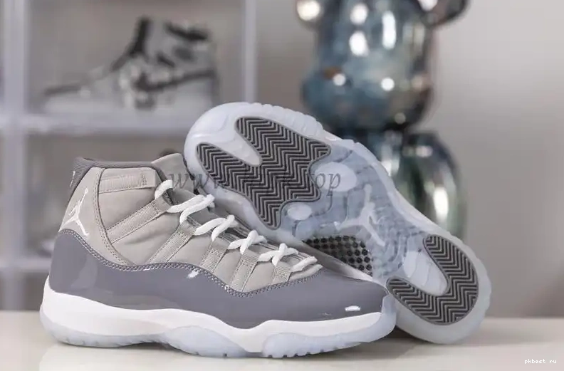 cool Air 11 PK ready retail to GOD materials grey ship Jordan 0522